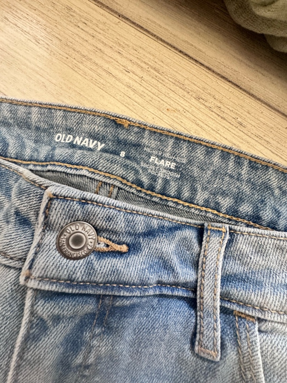 Old Navy Light Blue Flared Jeans